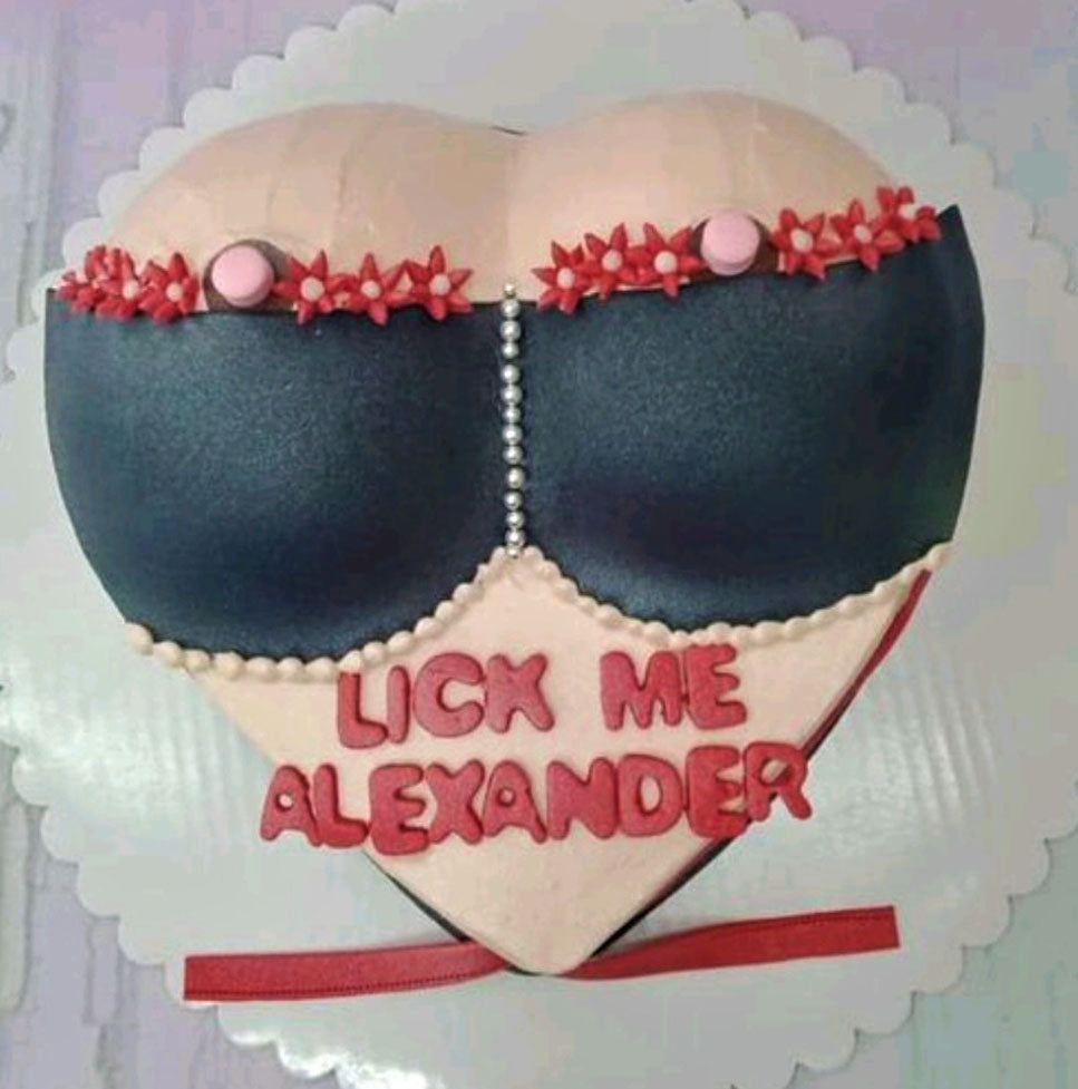 Naughty Cake Boobs and Lingerie